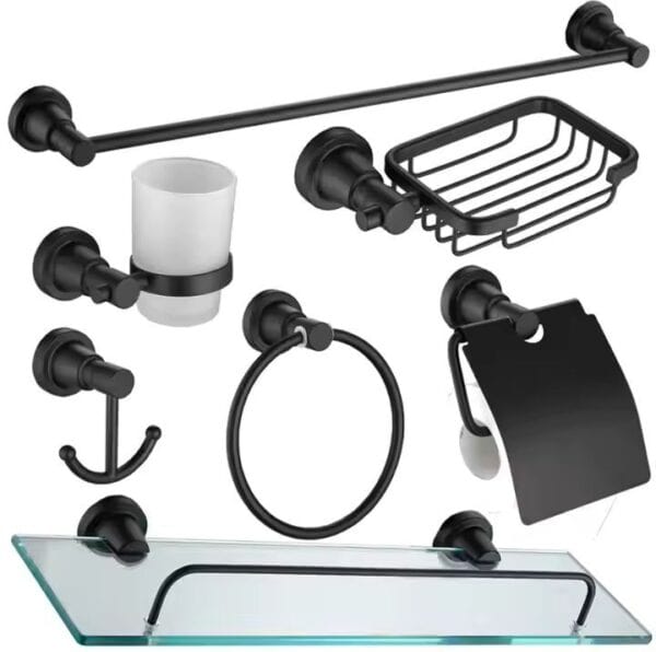 Bathroom Accessories black