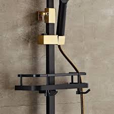 Black and Gold Mixer Shower